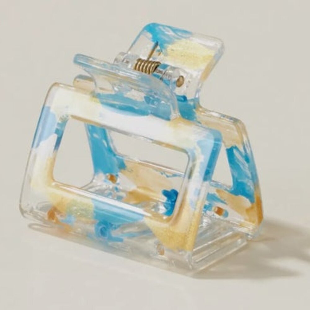 Marble design Hair Clip